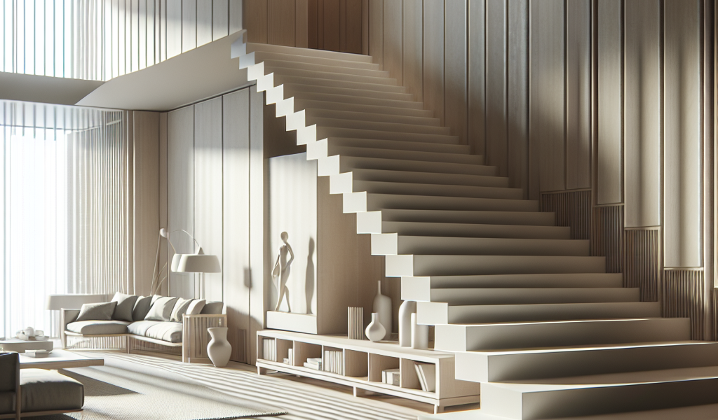 Schody proste – elegancka prostota w architekturze wnętrz