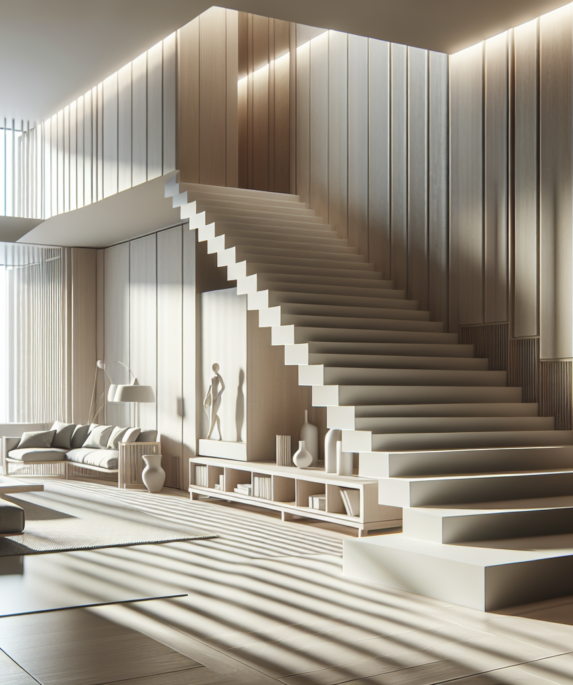 Schody proste – elegancka prostota w architekturze wnętrz