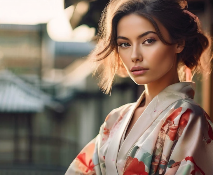 Kimono damskie – przewodnik zakupowy po modelu, który odmienił moją garderobę — ilustracja editorial
