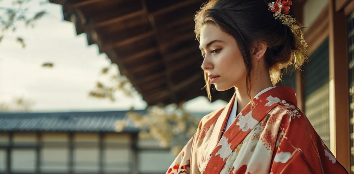 Kimono jedwabne vs bawełniane - porównanie materiałów i zastosowań — ilustracja